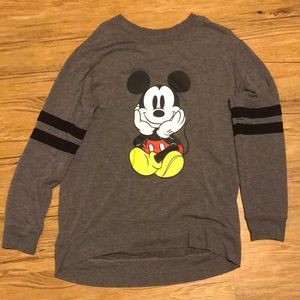 Dark grey Mickey Mouse sweater! Barley worn!